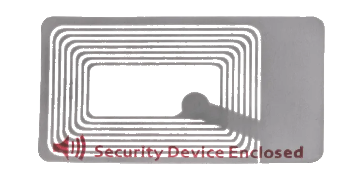 RF 44x24mm Label — etykieta RF 8,2 MHz 44×24 mm